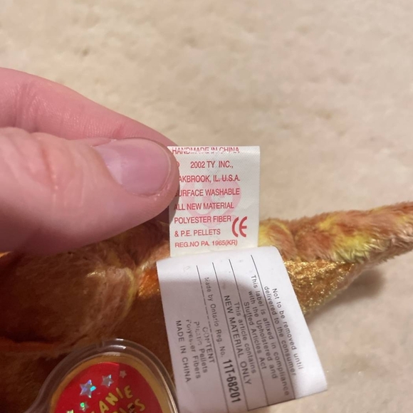 TY Beanie Baby Tooter - Picture 3 of 4